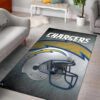 Los Angeles Chargers Rugs Los Angeles Chargers Carpets NFL Rug Kitchen Area Rug Indoor Rug 4 los angeles chargers area rug living room rug floor rug regtangle carpet home decor ver 1094