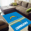 Los Angeles Chargers Rug Los Angeles Chargers Carpets NFL Rug Dining Room Rugs Indoor Rug 4 los angeles chargers area rugs living room rug floor rug regtangle carpet home decor ver 1108