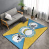 Los Angeles Chargers Rug Los Angeles Chargers Carpet NFL Area Rug Kitchen Rug Indoor Rug 4 los angeles chargers area rugs living room rug floor rug regtangle carpet home decor ver 1113