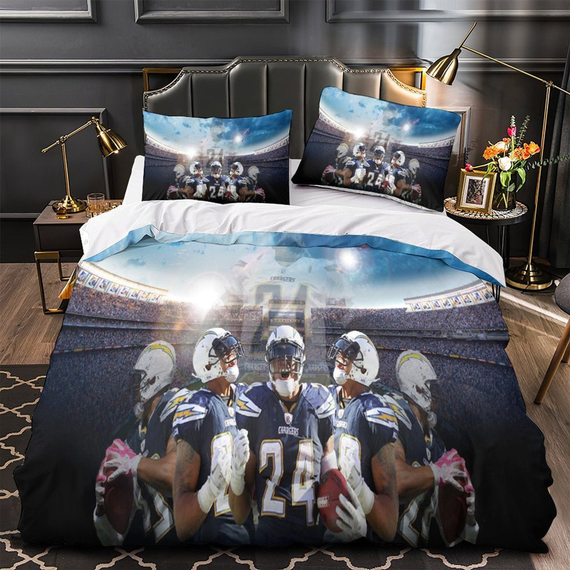 los-angeles-chargers-bed-sets-los-angeles-chargers-bedding-set-bed-room-set-v3 los angeles chargers bed sets los angeles chargers bedding set bed room set v3