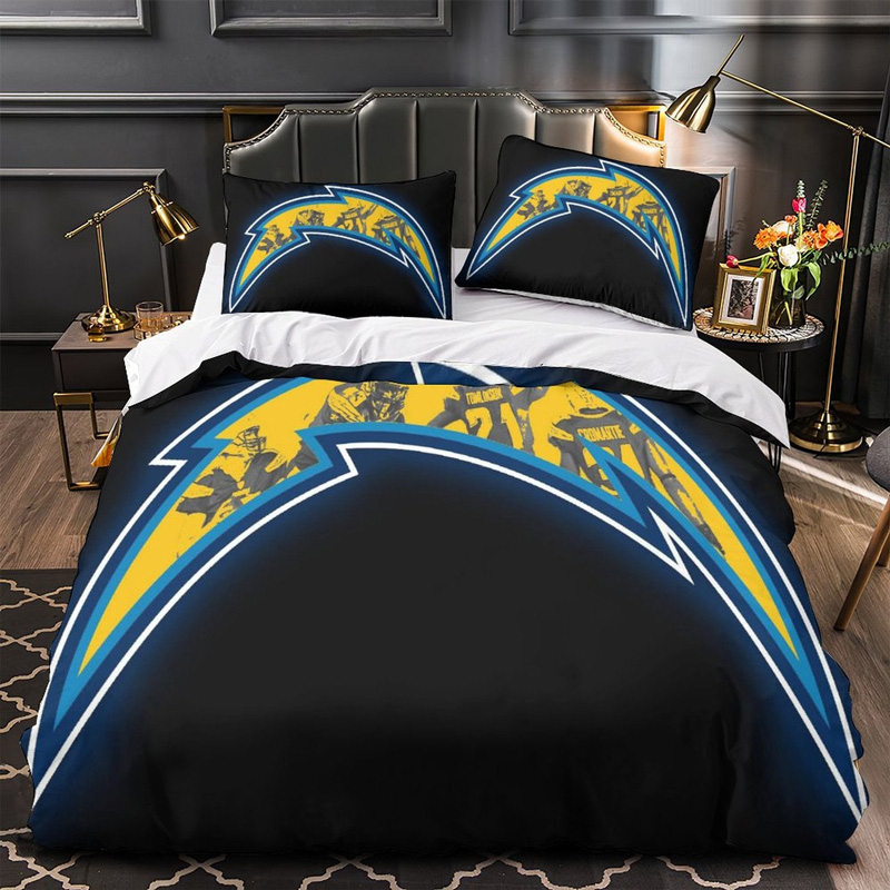 los-angeles-chargers-bed-sets-los-angeles-chargers-bedding-set-bed-room-set-v4 los angeles chargers bed sets los angeles chargers bedding set bed room set v4