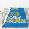 Los Angeles Chargers Blanket FLeece Blanket Throw Blanket 5 los angeles chargers blanket fleece blanket throw blanket v27