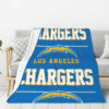 Los Angeles Chargers Blanket FLeece Blanket Throw Blanket 6 los angeles chargers blanket fleece blanket throw blanket v8