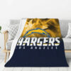 Los Angeles Chargers Blanket Sherpa Blanket Throw Blanket 6 los angeles chargers blanket sherpa blanket throw blanket v24