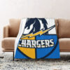 Los Angeles Chargers Blanket Sherpa Blanket Throw Blanket 6 los angeles chargers blanket sherpa blanket throw blanket v64