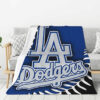 Los Angeles Dodgers Blanket FLeece Blanket Throw Blanket 5 los angeles dodgers blanket fleece blanket throw blanket v42