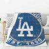 Los Angeles Dodgers Blanket Sherpa Blanket Throw Blanket 5 los angeles dodgers blanket sherpa blanket throw blanket v59