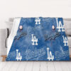 Los Angeles Dodgers Blankets FLeece Blanket Throw Blanket 5 los angeles dodgers blankets fleece blanket throw blanket v63
