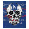 Los Angeles Dodgers Blankets Sherpa Blanket Throw Blanket 5 los angeles dodgers blankets sherpa blanket throw blanket v5
