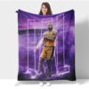 Los Angeles Lakers Blanket FLeece Blanket Throw Blanket 6 los angeles lakers blanket fleece blanket throw blanket v36