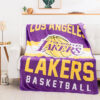 Los Angeles Lakers Blanket FLeece Blanket Throw Blanket 6 los angeles lakers blanket fleece blanket throw blanket v5