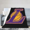 Los Angeles Lakers Blanket FLeece Blanket Throw Blanket 6 los angeles lakers blanket fleece blanket throw blanket v55