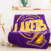 Los Angeles Lakers Blanket Sherpa Blanket Throw Blanket 6 los angeles lakers blanket sherpa blanket throw blanket v22