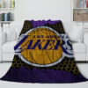 Los Angeles Lakers Blanket Sherpa Blanket Throw Blanket 5 los angeles lakers blanket sherpa blanket throw blanket v27