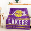 Los Angeles Lakers Blanket Sherpa Blanket Throw Blanket 6 los angeles lakers blanket sherpa blanket throw blanket v42