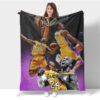 Los Angeles Lakers Blankets Sherpa Blanket Throw Blanket 6 los angeles lakers blankets sherpa blanket throw blanket v37