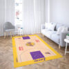 Los Angeles Lakers Rug Los Angeles Lakers Carpets NBA Carpet Bedroom Area Rug Indoor Rugs 3 los angeles lakers rug living room carpet regtangle carpet floor decor home decor ver 441