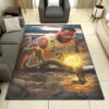 Los Angeles Lakers Area Rugs Los Angeles Lakers Carpet NBA Rug Bedroom Area Rug Indoor Rug 3 los angeles lakers rug living room carpet regtangle carpet floor decor home decor ver 460