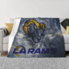 Los Angeles Rams Blanket FLeece Blanket Throw Blanket 6 los angeles rams blanket fleece blanket throw blanket v27