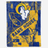 Los Angeles Rams Blanket Sherpa Blanket Throw Blanket 5 los angeles rams blanket sherpa blanket throw blanket v36