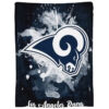 Los Angeles Rams Blanket Sherpa Blanket Throw Blanket 5 los angeles rams blanket sherpa blanket throw blanket v4