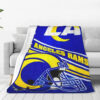 Los Angeles Rams Blankets Sherpa Blanket Throw Blanket 6 los angeles rams blankets sherpa blanket throw blanket v62