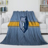 Memphis Grizzlies Blankets Sherpa Blanket Throw Blanket 5 memphis grizzlies blankets sherpa blanket throw blanket v5