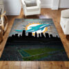 Miami Dolphins Rugs Miami Dolphins Carpets NFL Area Rugs Bedroom Area Rug Indoor Rugs 4 miami dolphins area rug living room rug floor rug regtangle carpet home decor ver 1243