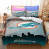 Miami Dolphins Bed Set Miami Dolphins Bedding Sets Bed Room Set 4 miami dolphins bed set miami dolphins bedding sets bed room set v18