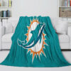 Miami Dolphins Blanket FLeece Blanket Throw Blanket 6 miami dolphins blanket fleece blanket throw blanket v1