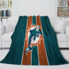Miami Dolphins Blanket FLeece Blanket Throw Blanket 5 miami dolphins blanket fleece blanket throw blanket v124