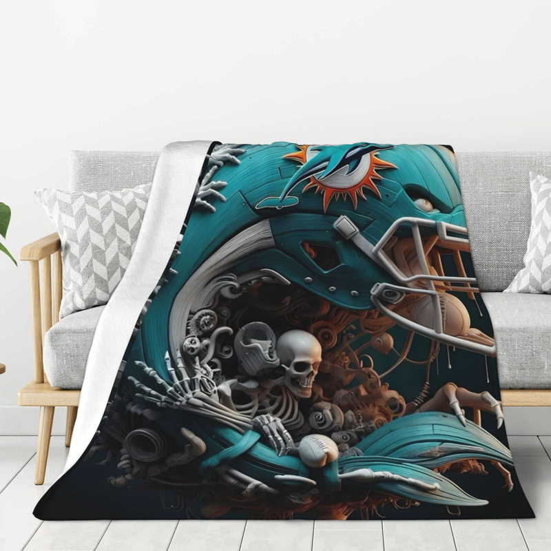 miami-dolphins-blanket-fleece-blanket-throw-blanket-v28 miami dolphins blanket fleece blanket throw blanket v28