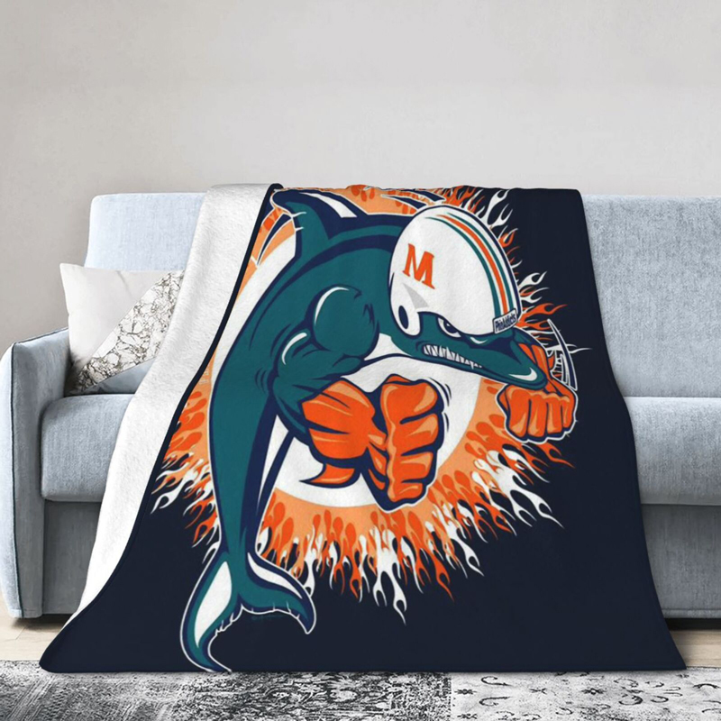 miami-dolphins-blanket-fleece-blanket-throw-blanket-v30 miami dolphins blanket fleece blanket throw blanket v30