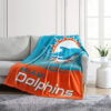 Miami Dolphins Blanket FLeece Blanket Throw Blanket 6 miami dolphins blanket fleece blanket throw blanket v35