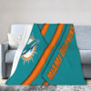 Miami Dolphins Blanket FLeece Blanket Throw Blanket 6 miami dolphins blanket fleece blanket throw blanket v85