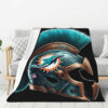 Miami Dolphins Blanket Sherpa Blanket Throw Blanket 5 miami dolphins blanket sherpa blanket throw blanket v100