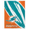 Miami Dolphins Blanket Sherpa Blanket Throw Blanket 5 miami dolphins blanket sherpa blanket throw blanket v123