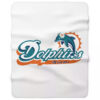 Miami Dolphins Blanket Sherpa Blanket Throw Blanket 6 miami dolphins blanket sherpa blanket throw blanket v39