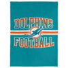 Miami Dolphins Blanket Sherpa Blanket Throw Blanket 5 miami dolphins blanket sherpa blanket throw blanket v44
