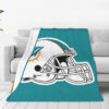 Miami Dolphins Blanket Sherpa Blanket Throw Blanket 5 miami dolphins blanket sherpa blanket throw blanket v47