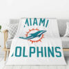 Miami Dolphins Blanket Sherpa Blanket Throw Blanket 6 miami dolphins blanket sherpa blanket throw blanket v79