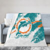 Miami Dolphins Blanket Sherpa Blanket Throw Blanket 5 miami dolphins blanket sherpa blanket throw blanket v84