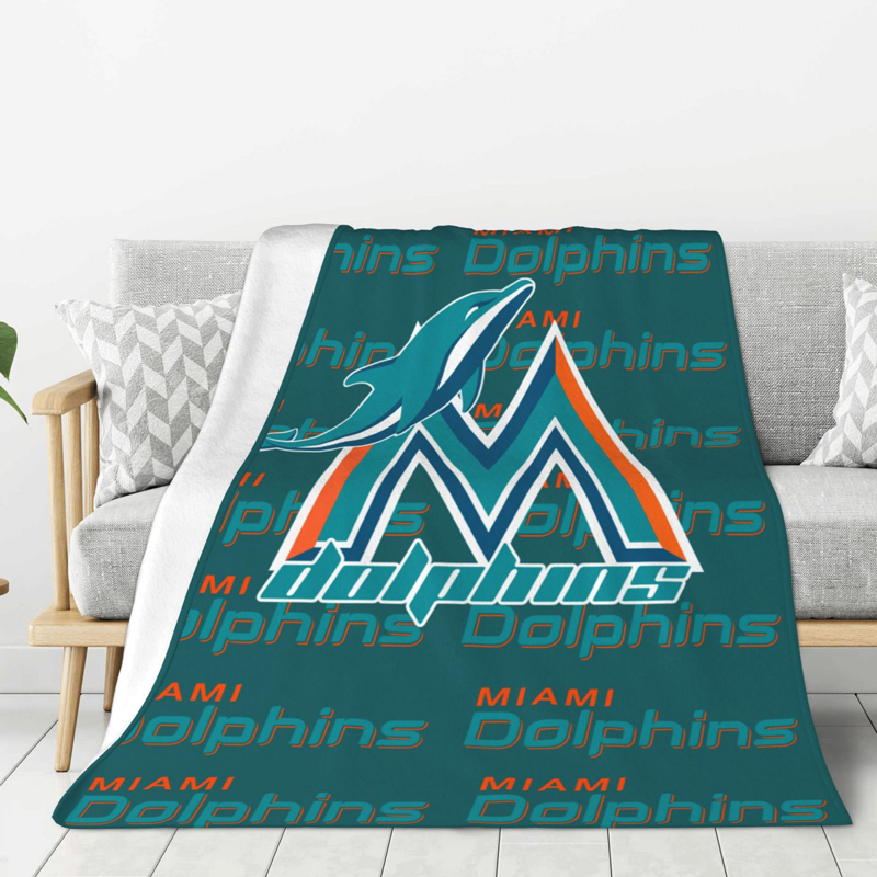 miami-dolphins-blankets-fleece-blanket-throw-blanket-v22 miami dolphins blankets fleece blanket throw blanket v22