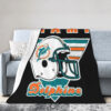 Miami Dolphins Blankets FLeece Blanket Throw Blanket 6 miami dolphins blankets fleece blanket throw blanket v32