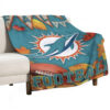 Miami Dolphins Blankets FLeece Blanket Throw Blanket 6 miami dolphins blankets fleece blanket throw blanket v68