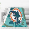 Miami Dolphins Blankets FLeece Blanket Throw Blanket 6 miami dolphins blankets fleece blanket throw blanket v69
