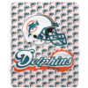 Miami Dolphins Blankets FLeece Blanket Throw Blanket 6 miami dolphins blankets fleece blanket throw blanket v7