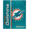 Miami Dolphins Blankets Sherpa Blanket Throw Blanket 6 miami dolphins blankets sherpa blanket throw blanket v11