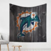 Miami Dolphins Blankets Sherpa Blanket Throw Blanket 5 miami dolphins blankets sherpa blanket throw blanket v111