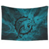 Miami Dolphins Blankets Sherpa Blanket Throw Blanket 5 miami dolphins blankets sherpa blanket throw blanket v115